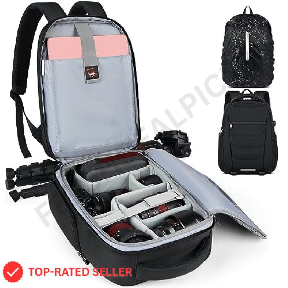 Professional Camera Backpack Waterproof Dslr Lapt… - image 2